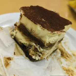 The best tiramisu, so moist and flavorful