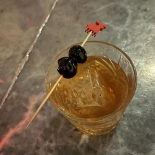 Holiday bar garnish