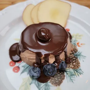 Hazelnut panna cotta