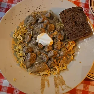 Beef Stroganoff