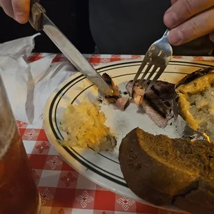 steak, food