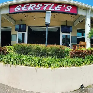 outside