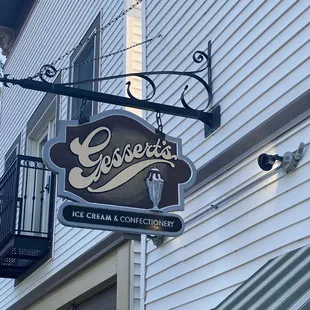 a sign on a building