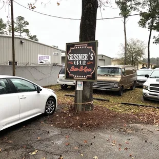 Parking sign