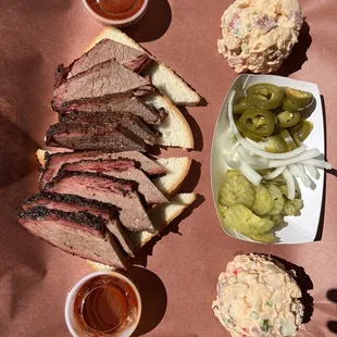 Brisket Plate with potato Salad!