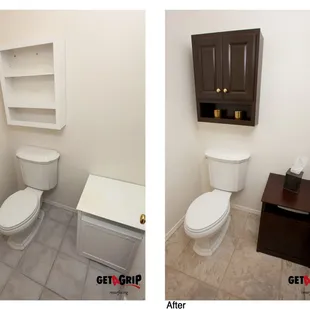 Albuquerque Residential Bathroom Cabinet Resurfacing