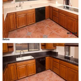 Albuquerque Residential Tile Kitchen Countertop Refinishing