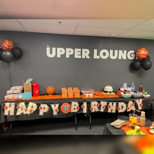 We were able to bring our own decorations.