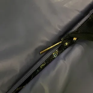 Metal rod protruding thru floor