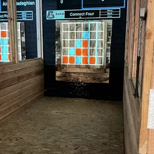 Axe Throwing Game Connect Four