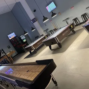 Shuffle board and pool!