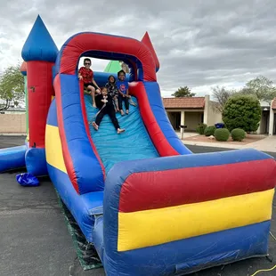 Kids wanted to play on the big combo