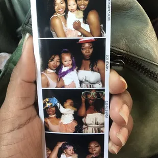 Photo booth fun with mom aka Glammy bbygirl and I