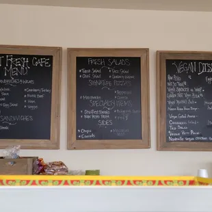 Chalkboard Menu