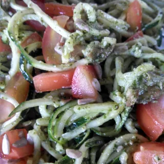 Raw Pesto Zucchini