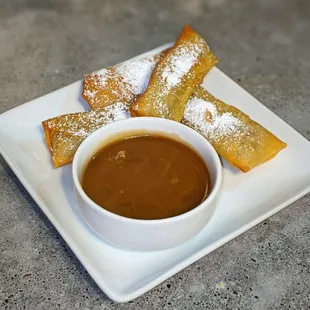 Banana Turon with Coconut Caramel