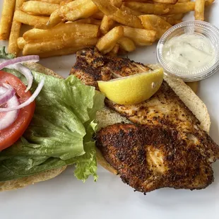 Hog Snapper Sandwiches