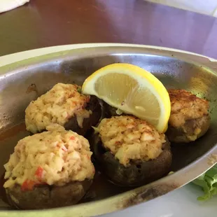 Seafood Stuffed Mushrooms