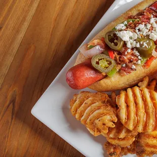 Grilled Footlong Beef Hotdog