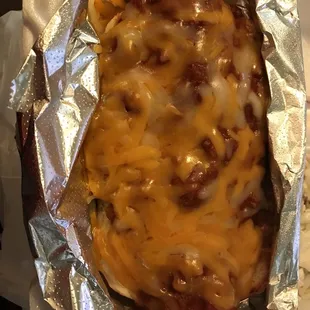 Chili Cheese Dog - full size, it's big w/ lots of chili and cheese