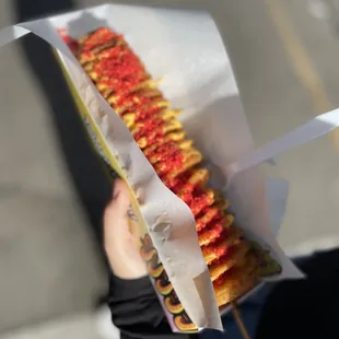 Cheese/hot cheetos