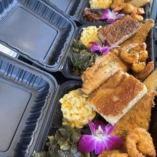 Fried Fish and Shrimp Platter