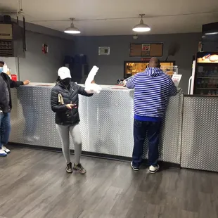 Main counter to order at.