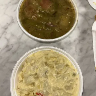 Green beans and Potato salad