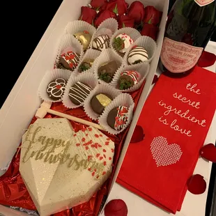 Valentines Day Breakable Heart Gift Set