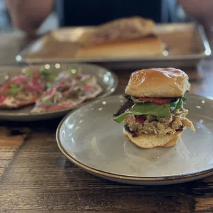 Basil Chicken Salad slider