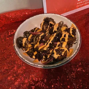 Close up Brussels sprouts