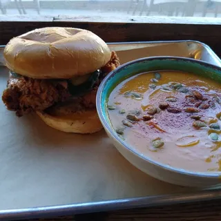 Bowl of Sweet Potato Soup