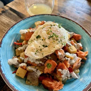Smoked Salmon Hash
