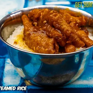 Chicken Feet Steamed Rice