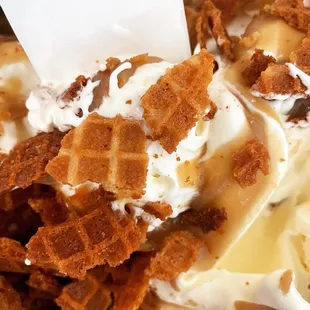 Limited Flavor-Salted Karamel Waffle Kone. Featured Sunday, Oct 22nd at 847 Cornell Ave., Albany, CA 1pm-5pm.