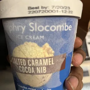 Expired ice cream it's September 2023