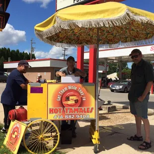 Pedro and his father in law are super friendly.