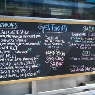 Today&apos;s menu (some items change)