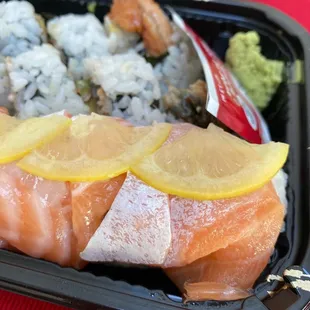 Skin of salmon is disgusting