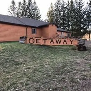 getaway sign