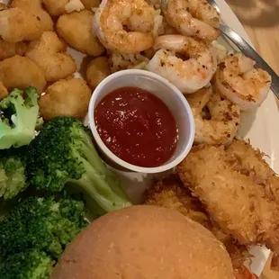 New Saturday special! All you can eat shrimp Cajun, garlic, popcorn, and coconut! What a great addition to the menu!