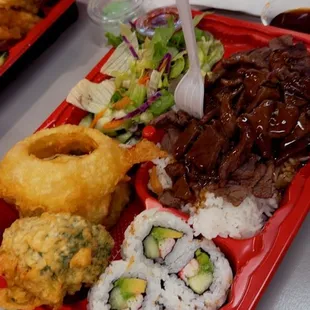 Beef teriyaki Bento box