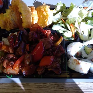Beto box spicy chicken.
