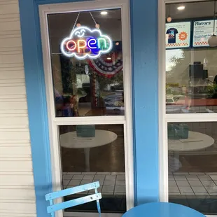 Some outdoor seating