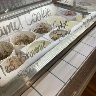 Flavors are on a "while supplies last" basis and are changed out weekly