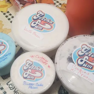 Flavors I purchased on 8/4/2023