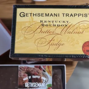 a box of butter walnut fudge