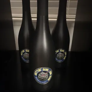  three bottles of wine