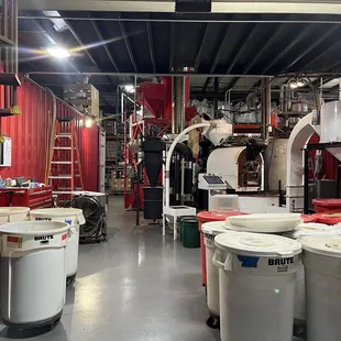 Roasting area