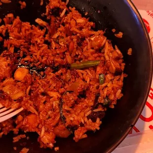 You can not add salt to soy sauce! This was salt rock. Not eatable.